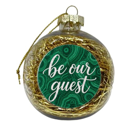 Be our Guest - xmas bauble by AP