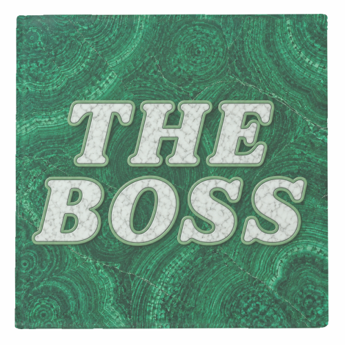 THE BOSS - personalised beer coaster by AP