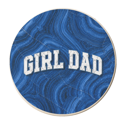 Girl Dad - personalised beer coaster by AP