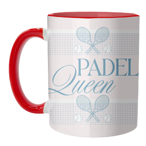 Padel Queen - unique mug by Lilly Rose