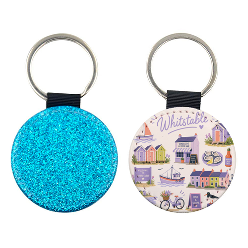 Whimsical Whitstable - keyring by The Yellow Box