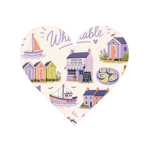 Whimsical Whitstable - Magnet by The Yellow Box