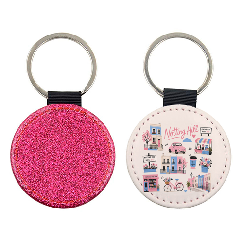 Notting Hill Illustrations! - keyring by The Yellow Box