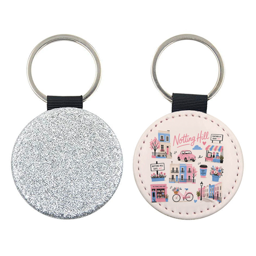 Notting Hill Illustrations! - keyring by The Yellow Box