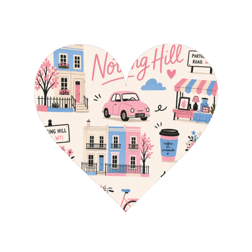 Notting Hill Illustrations! - Magnet by The Yellow Box