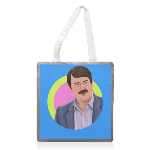 Freddie Jones - Rivals - printed canvas tote bag by Pink and Pip