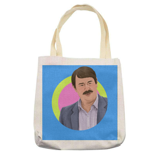 Freddie Jones - Rivals - printed canvas tote bag by Pink and Pip