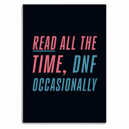 Read all the time, did not finish occasionally - personalised A4, A5, A6 notebook by The Girl Next Draw