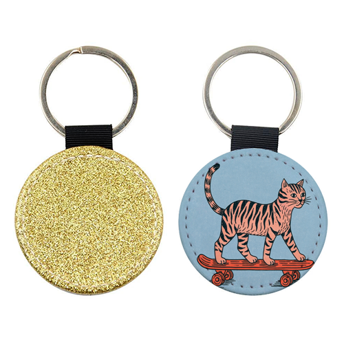 Skate Fast, Nap Later - keyring by DejaReve