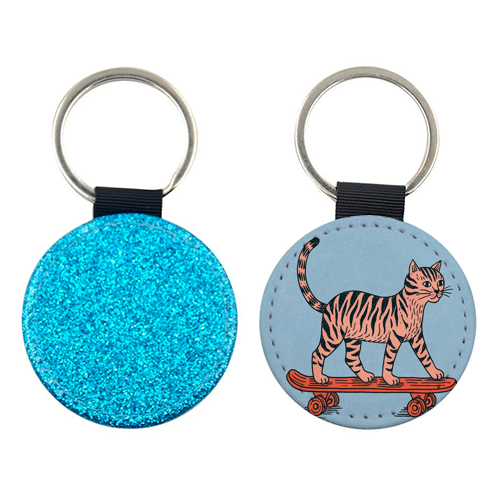 Skate Fast, Nap Later - keyring by DejaReve
