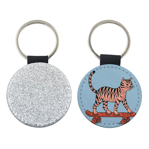 Skate Fast, Nap Later - keyring by DejaReve