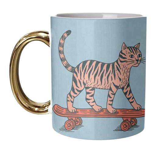 Skate Fast, Nap Later - unique mug by DejaReve
