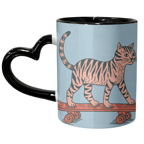 Skate Fast, Nap Later - unique mug by DejaReve
