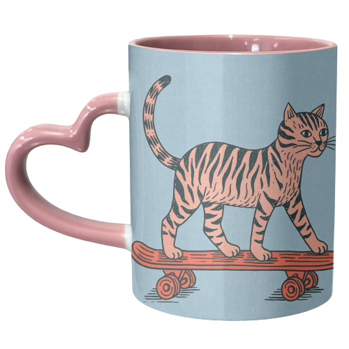 Skate Fast, Nap Later - unique mug by DejaReve