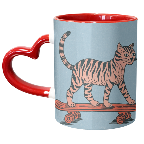 Skate Fast, Nap Later - unique mug by DejaReve