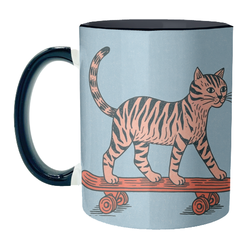 Skate Fast, Nap Later - unique mug by DejaReve