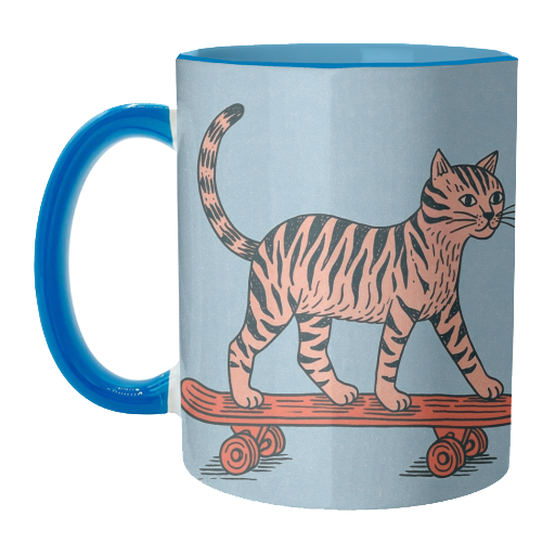 Skate Fast, Nap Later - unique mug by DejaReve