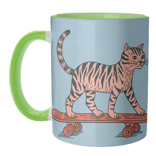 Skate Fast, Nap Later - unique mug by DejaReve