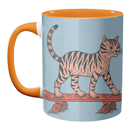 Skate Fast, Nap Later - unique mug by DejaReve