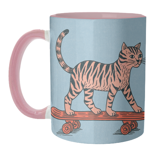 Skate Fast, Nap Later - unique mug by DejaReve