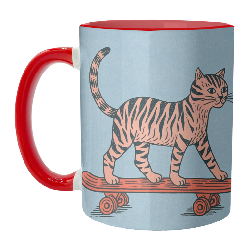 Skate Fast, Nap Later - unique mug by DejaReve
