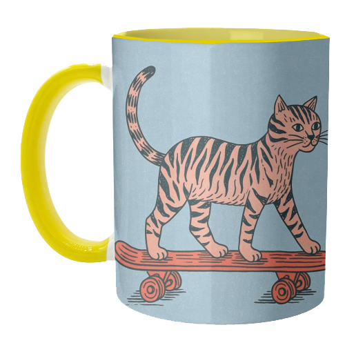 Skate Fast, Nap Later - unique mug by DejaReve