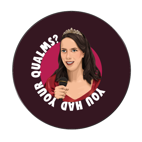 Widow's Bay Patricia - Circle Sticker by Pink and Pip