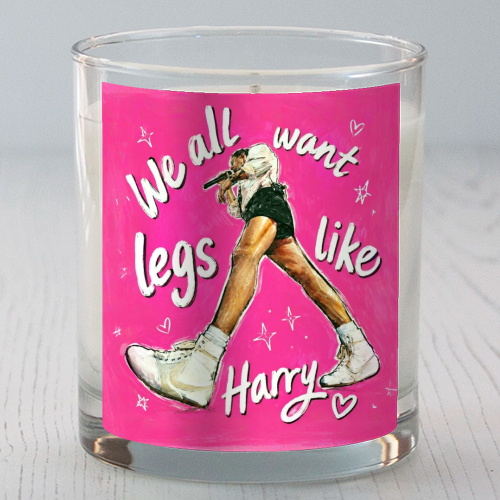 Legs Like Harry - scented candle by Ms Doodle