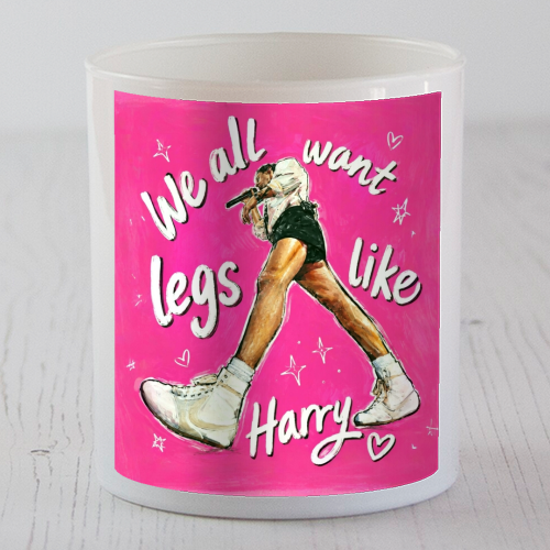 Legs Like Harry - scented candle by Ms Doodle