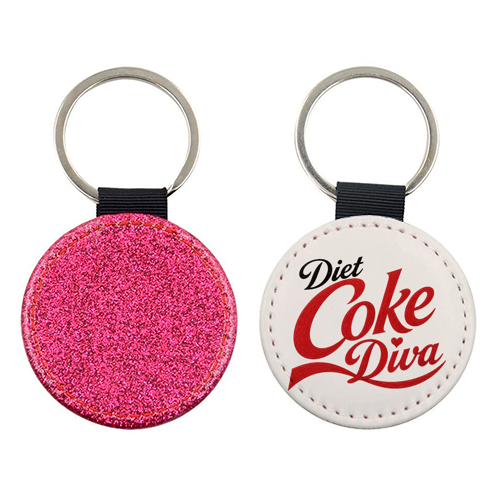Diet Coke Diva - keyring by Ms Doodle