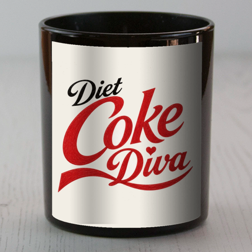 Diet Coke Diva - scented candle by Ms Doodle
