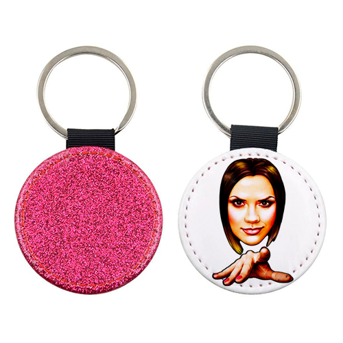 SPICY POSH POINT - keyring by Jock Mooney