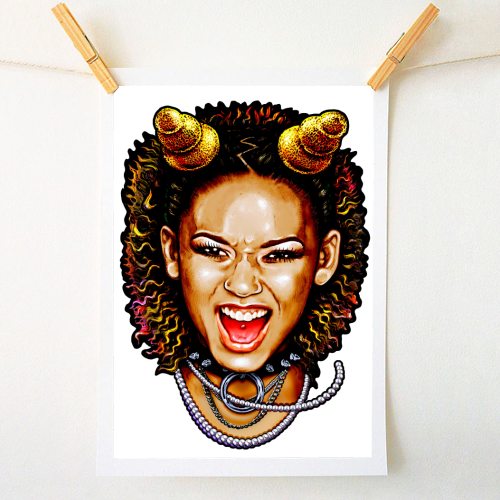 SPICY SCARE - A1 - A4 art print by Jock Mooney
