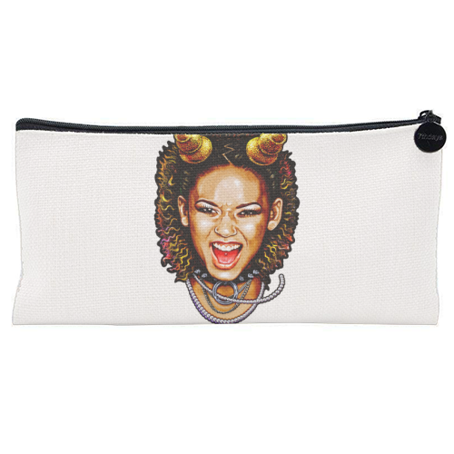 SPICY SCARE - flat pencil case by Jock Mooney