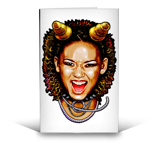 SPICY SCARE - funny greeting card by Jock Mooney