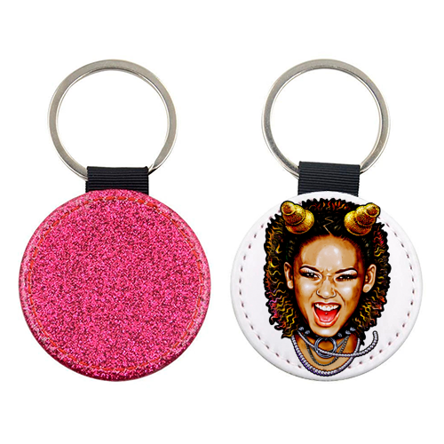 SPICY SCARE - keyring by Jock Mooney