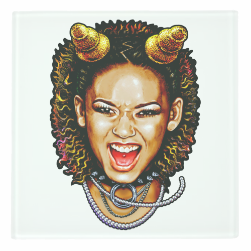 SPICY SCARE - personalised beer coaster by Jock Mooney