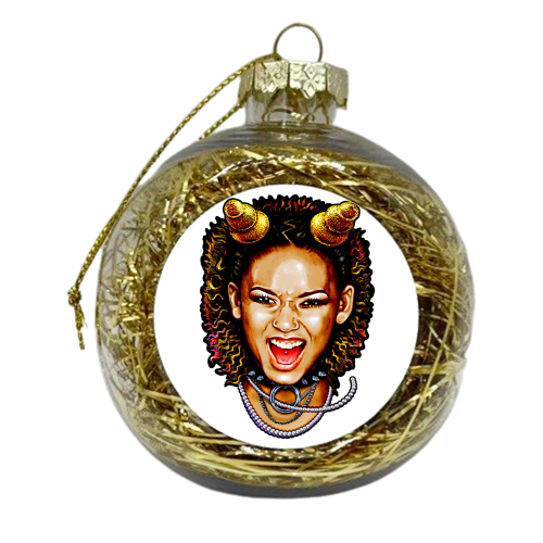 SPICY SCARE - xmas bauble by Jock Mooney