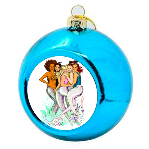 SPICEMAIDS - colourful christmas bauble by Jock Mooney