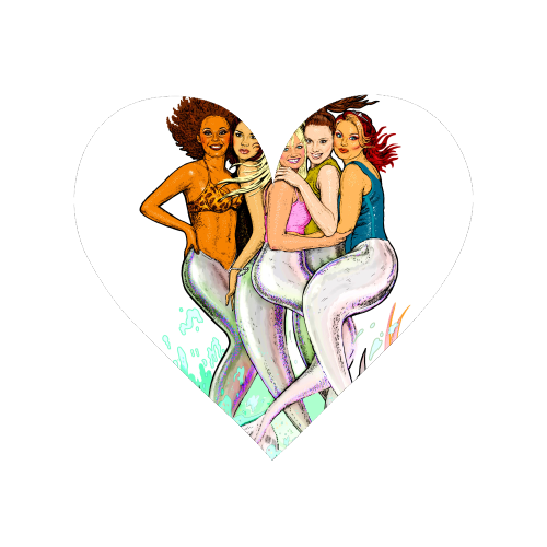 SPICEMAIDS - Magnet by Jock Mooney