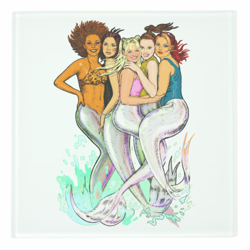 SPICEMAIDS - personalised beer coaster by Jock Mooney