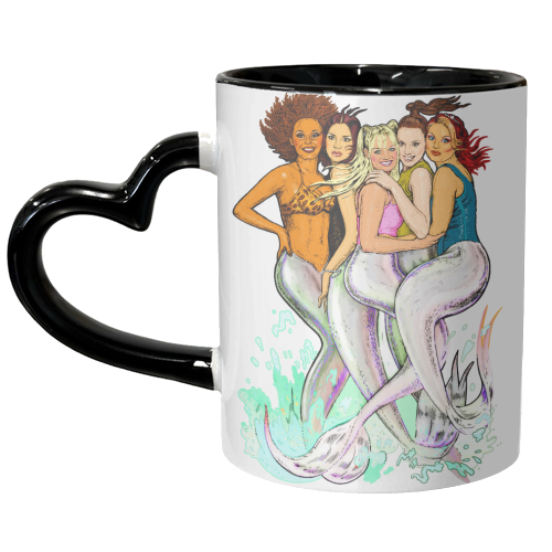 SPICEMAIDS - unique mug by Jock Mooney