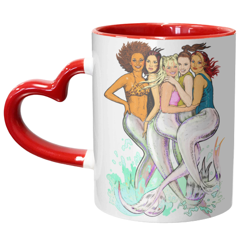 SPICEMAIDS - unique mug by Jock Mooney