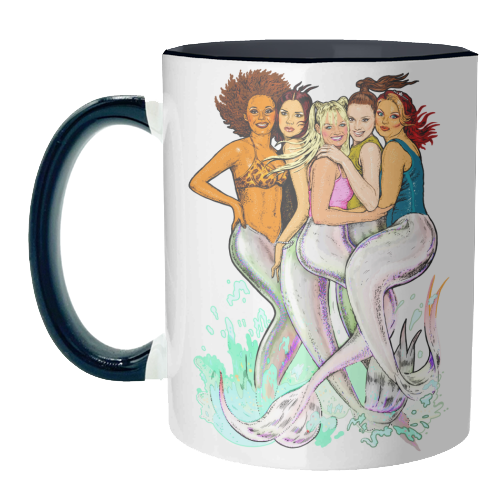 SPICEMAIDS - unique mug by Jock Mooney