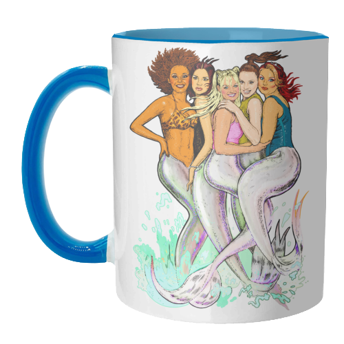 SPICEMAIDS - unique mug by Jock Mooney