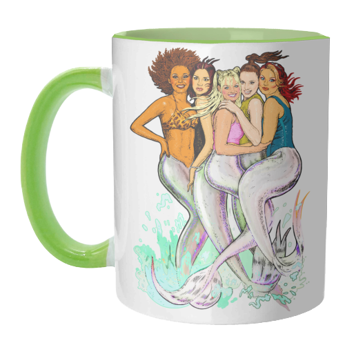 SPICEMAIDS - unique mug by Jock Mooney