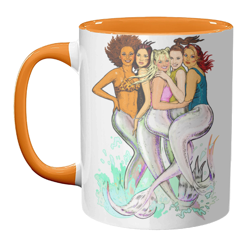 SPICEMAIDS - unique mug by Jock Mooney