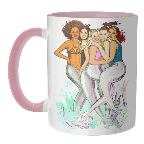 SPICEMAIDS - unique mug by Jock Mooney