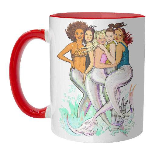 SPICEMAIDS - unique mug by Jock Mooney