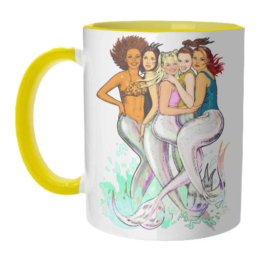 SPICEMAIDS - unique mug by Jock Mooney